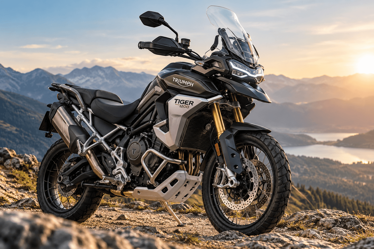 Triumph Tiger 1200 at Golden Hour