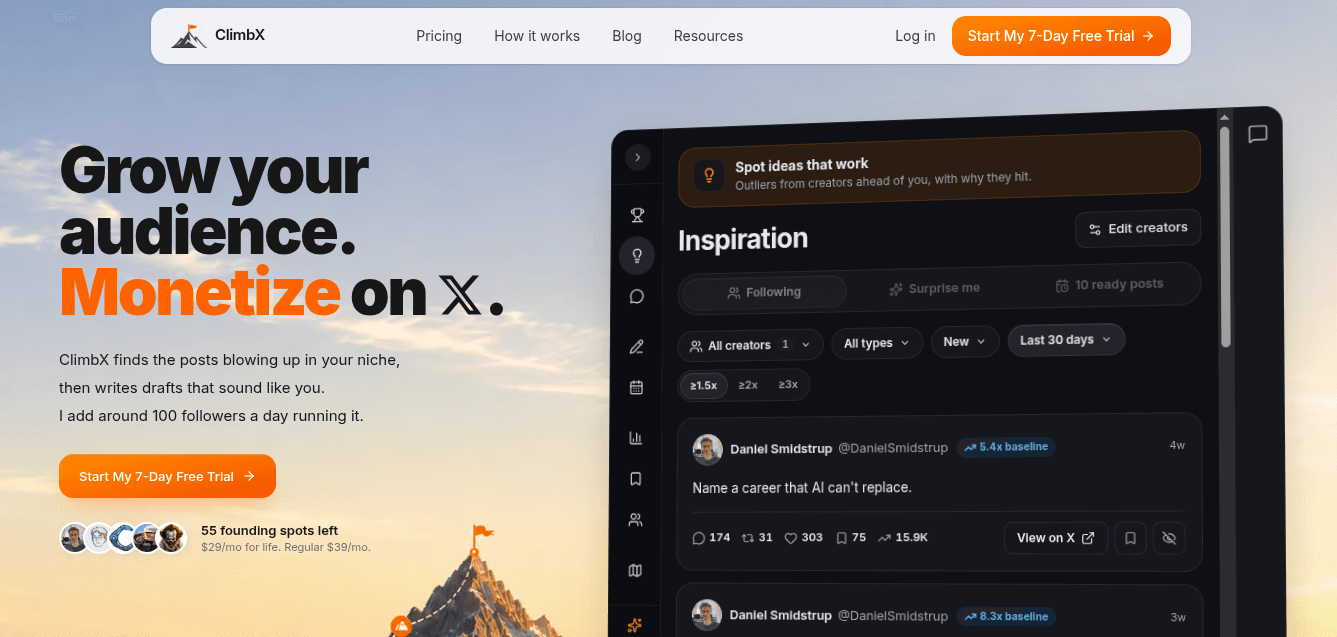 climbX