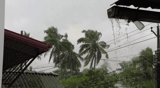 heavy rain